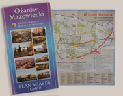 plan miasta - Ożarów Mazowiecki